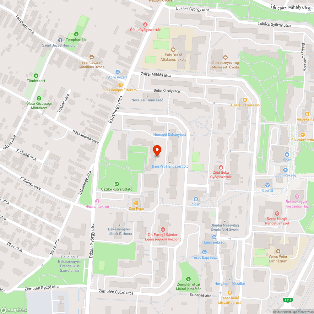 Tenger bejelentés helye