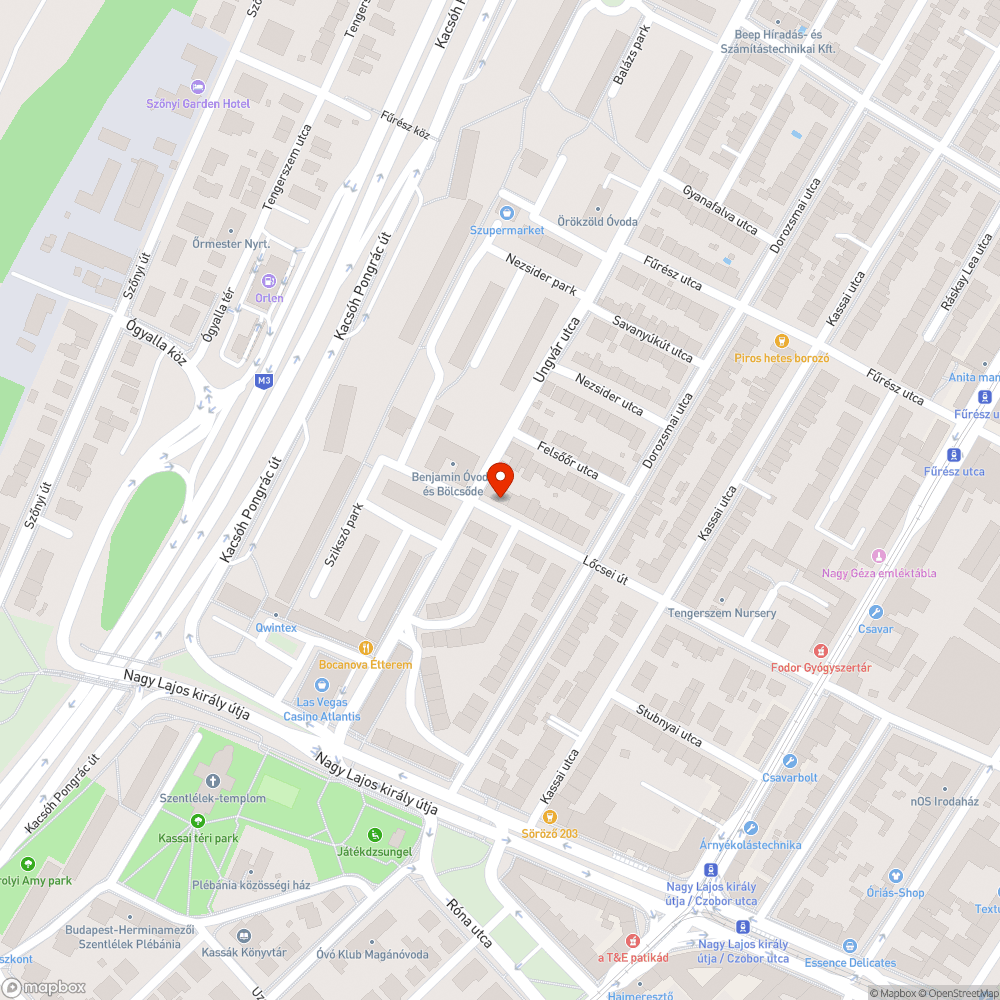 Kiégett, nem működő utcai lámpa (megint) bejelentés helye