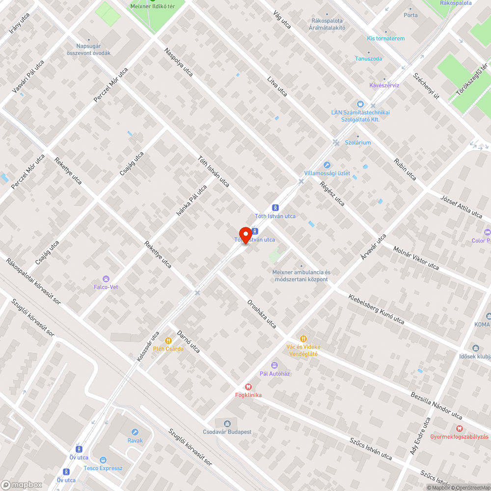 Faültetés bejelentés helye