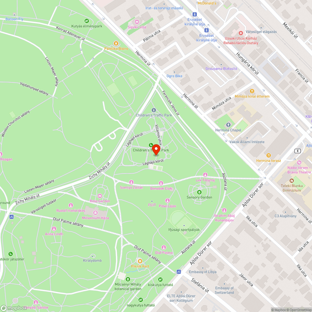 Hiányos KRESZ parki játék bejelentés helye