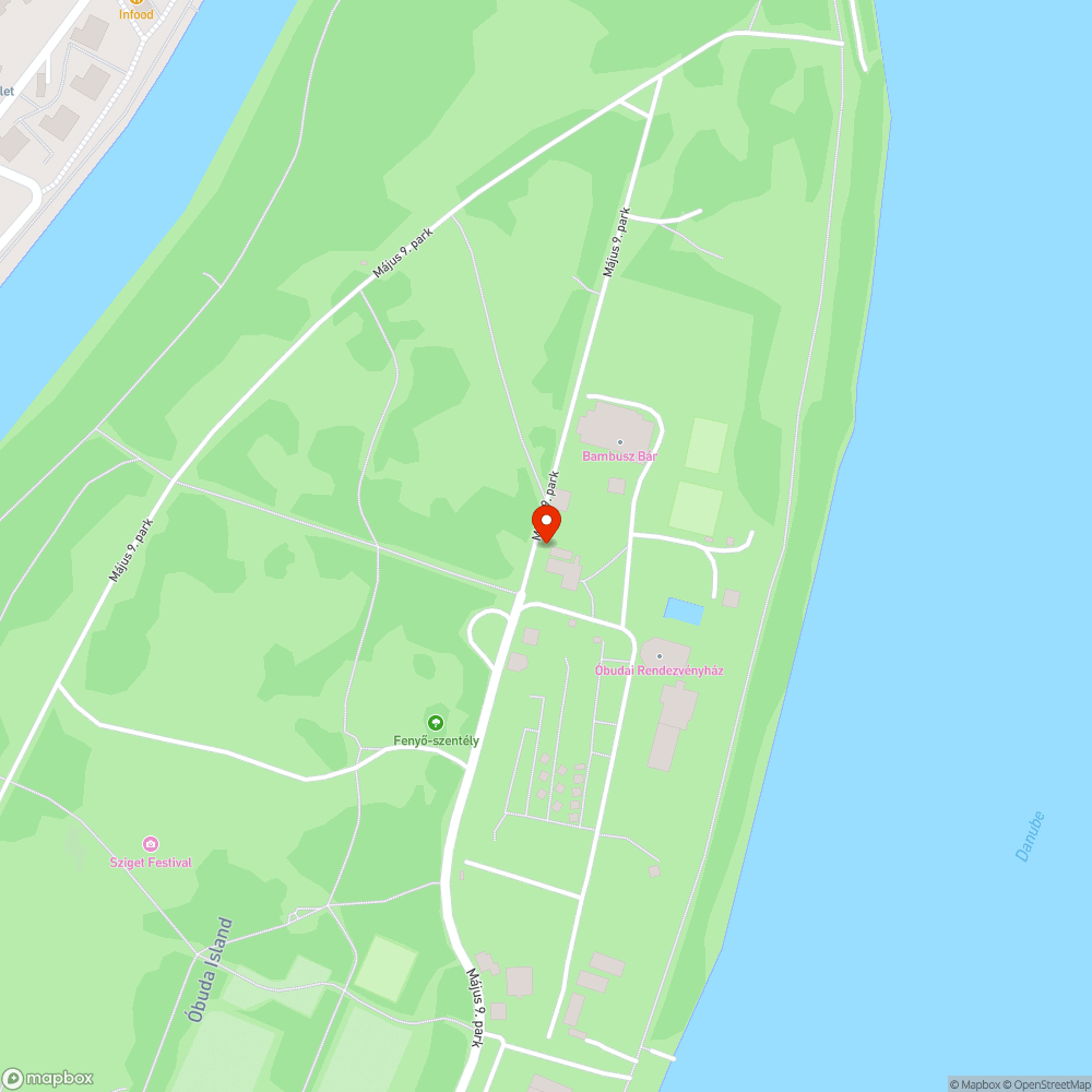 Üres telefonfülke az Óbudai-szigeten bejelentés helye