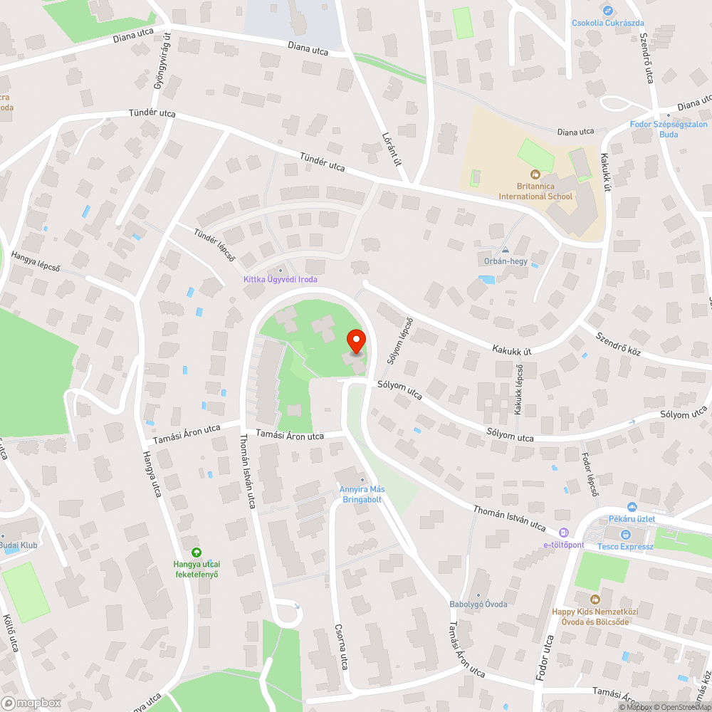 Járdára helyezett oszlop bejelentés helye