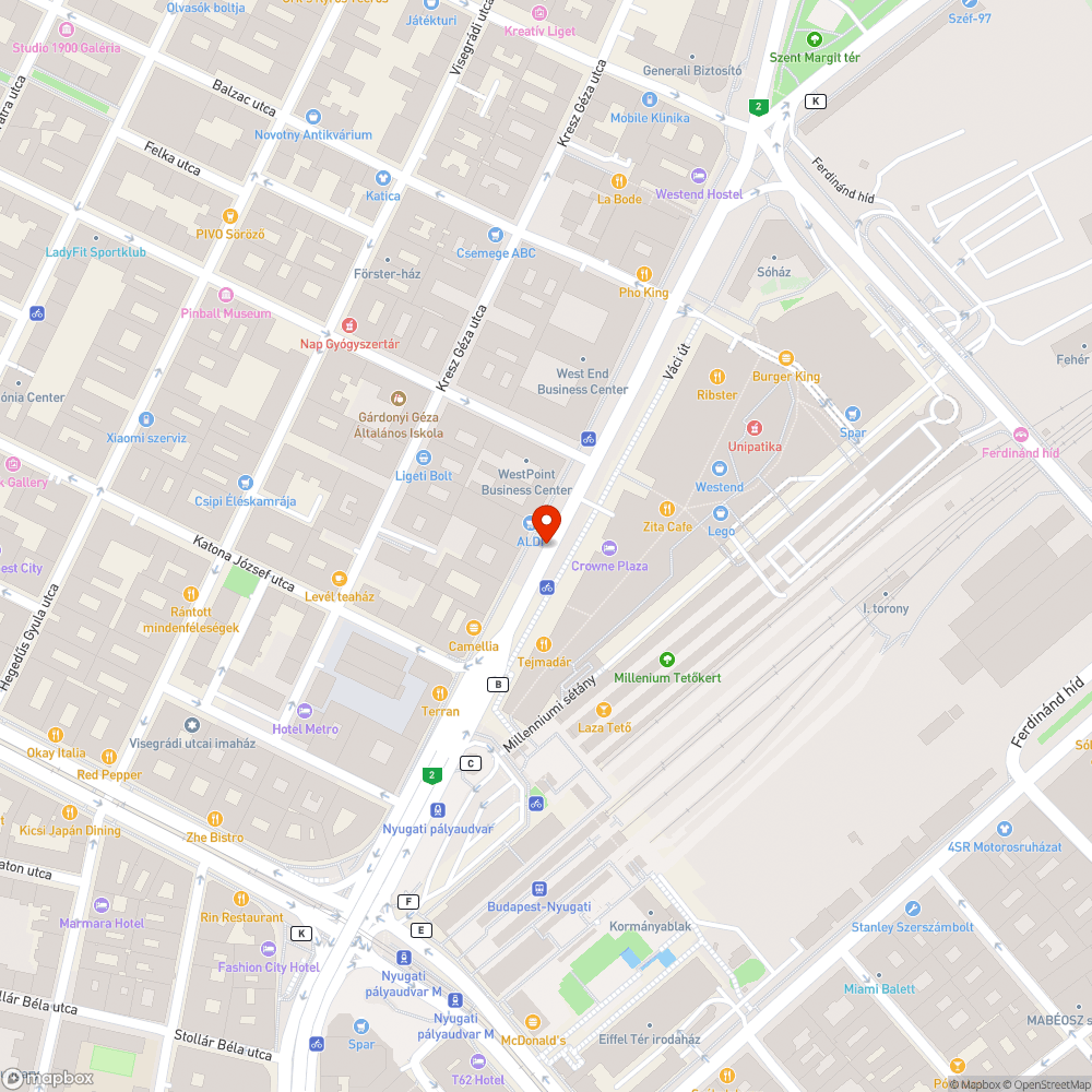 Jókora lyuk a kerékpárúton bejelentés helye