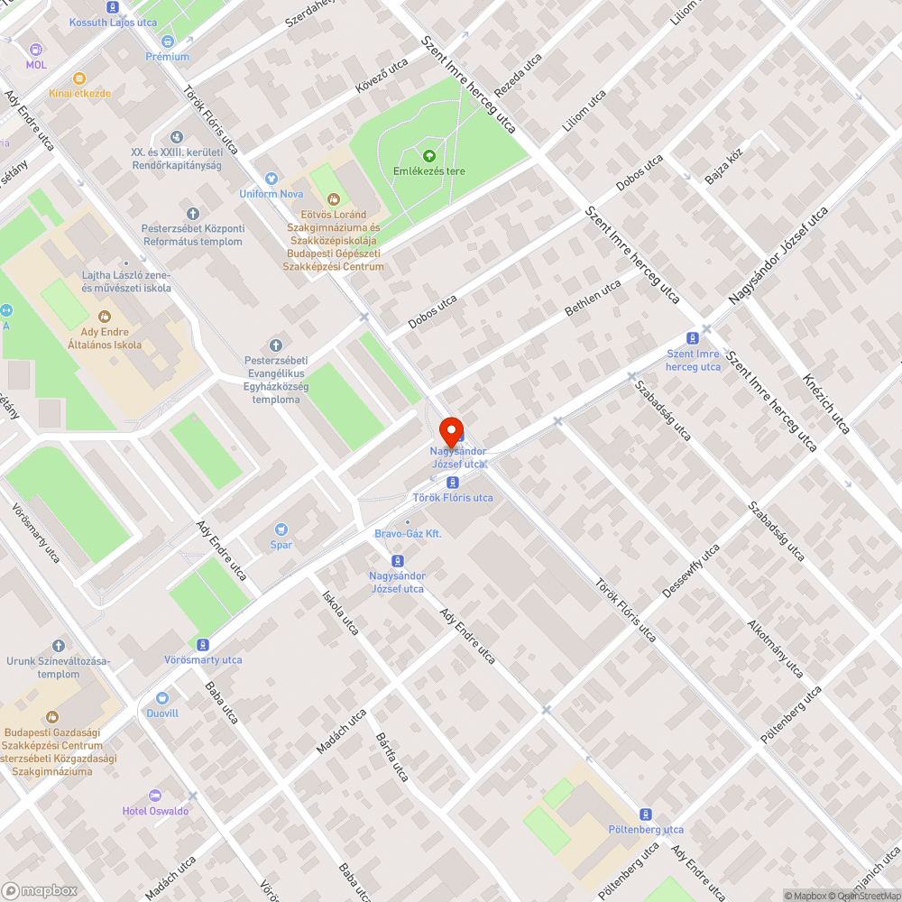 Hiányzó fedél bejelentés helye