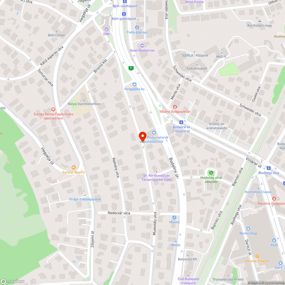 Szabálytalan parkolás bejelentés helye