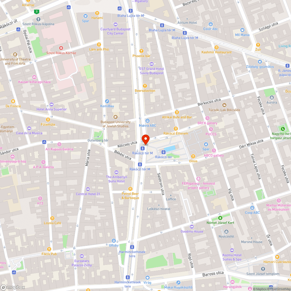 Sérült poller bejelentés helye