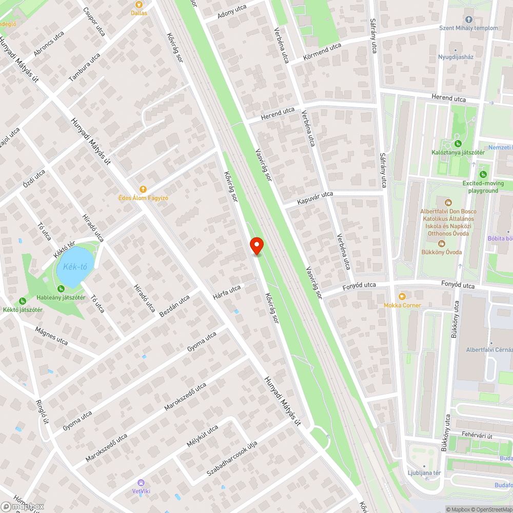 Belógó, fásult növényzetek bejelentés helye