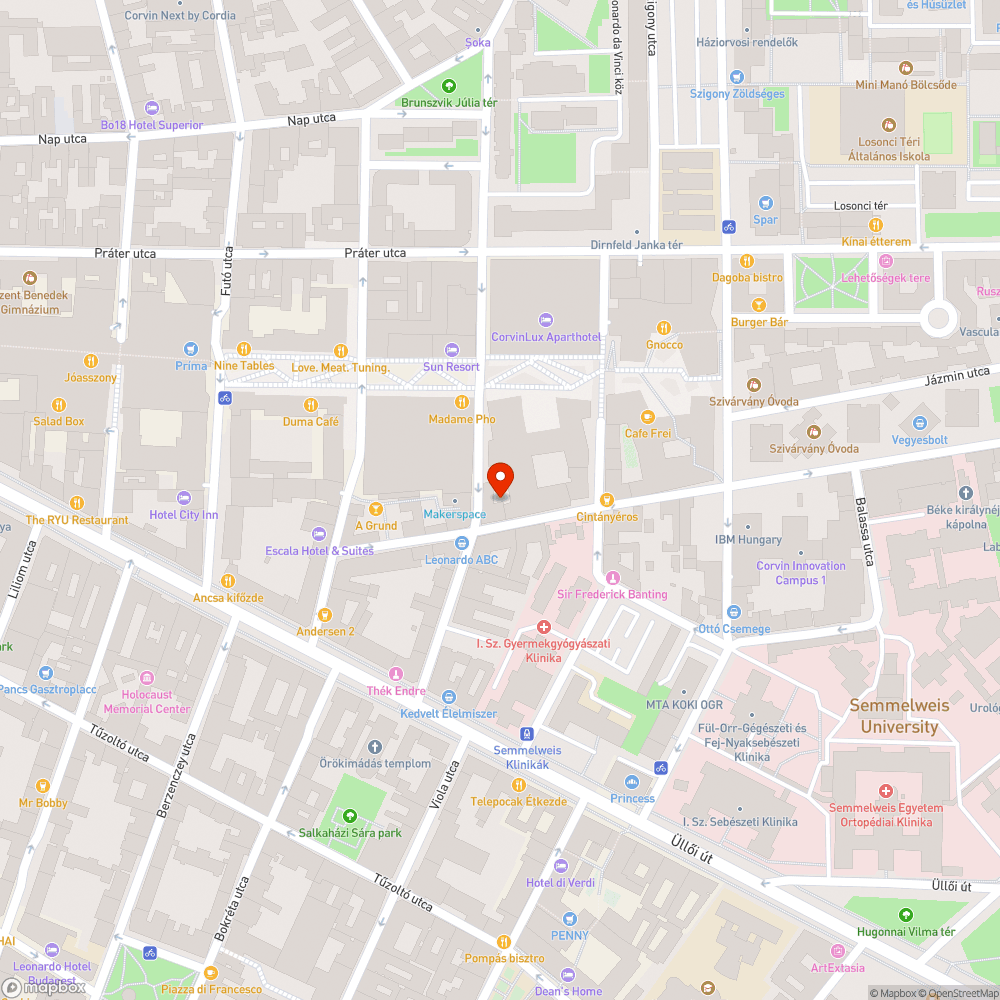 Gyanús autó bejelentés helye