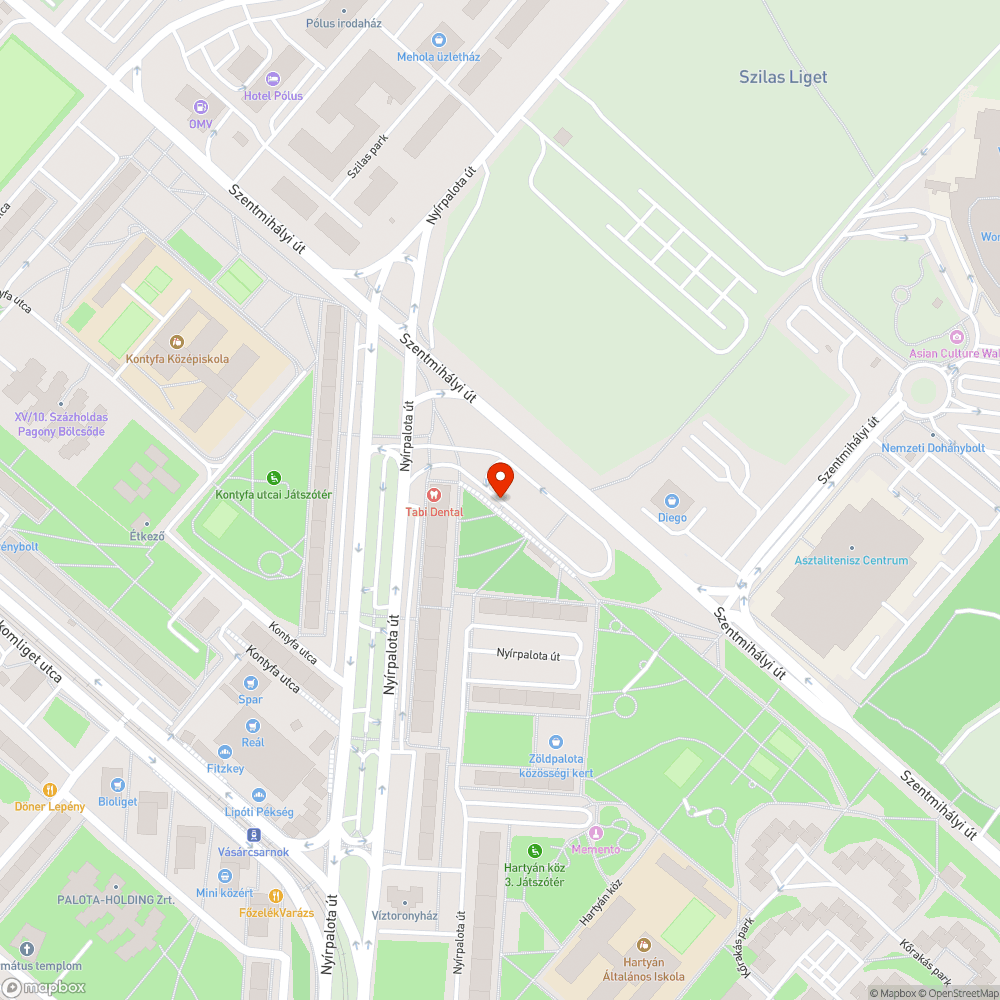 Hullámzó térkövezés a buszmegállóban bejelentés helye