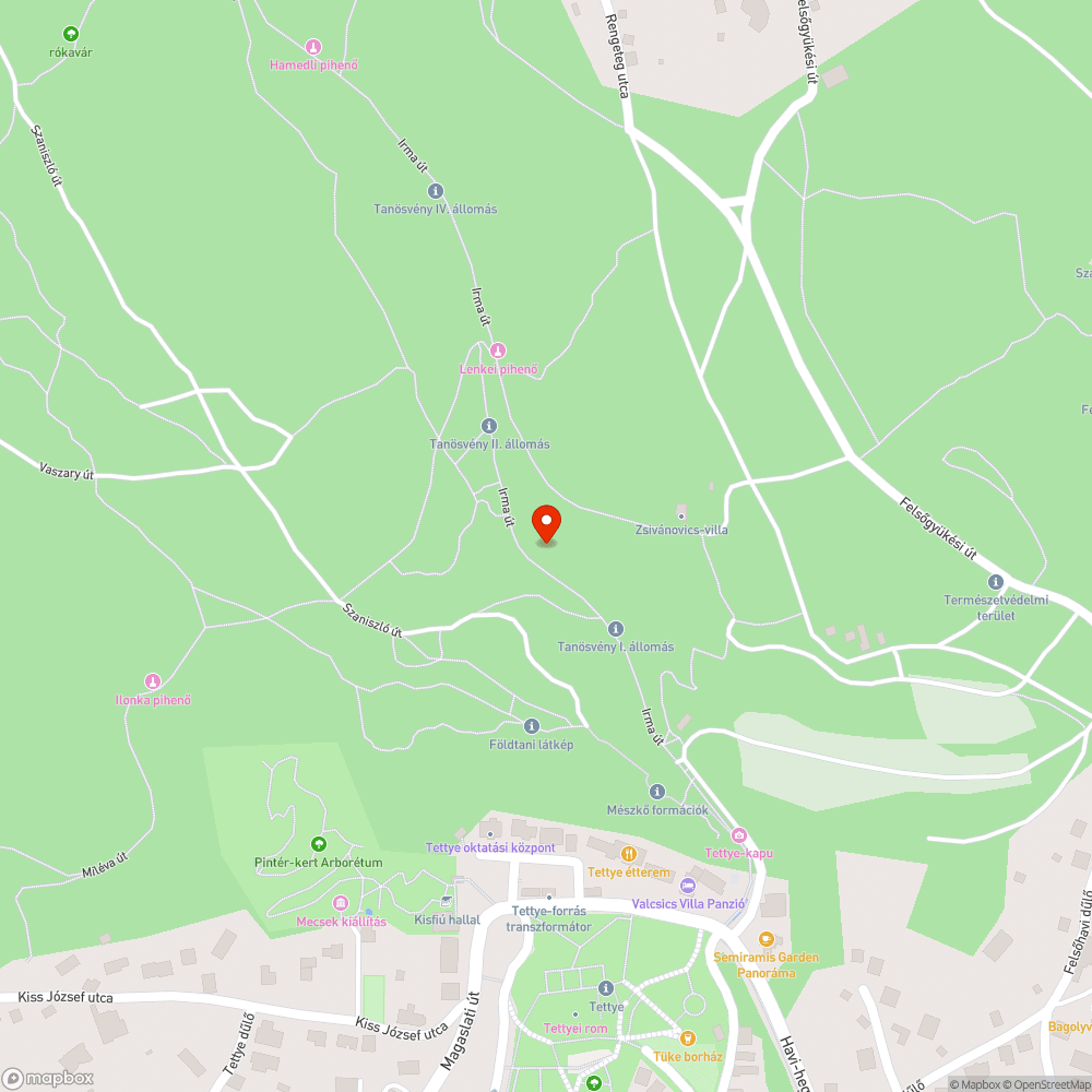 Keresztbe dőlt fa bejelentés helye