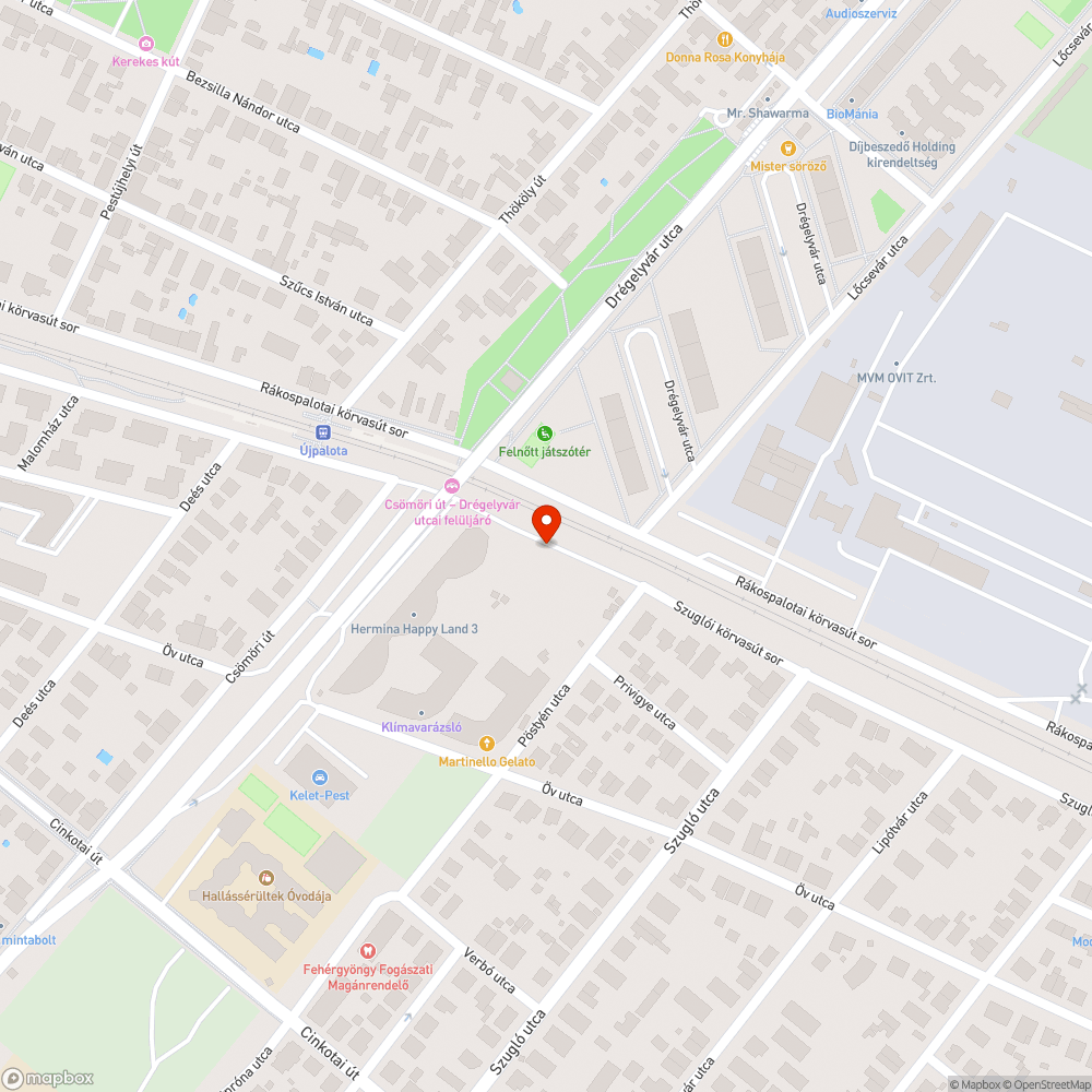 Illegális szemétlerakás bejelentés helye