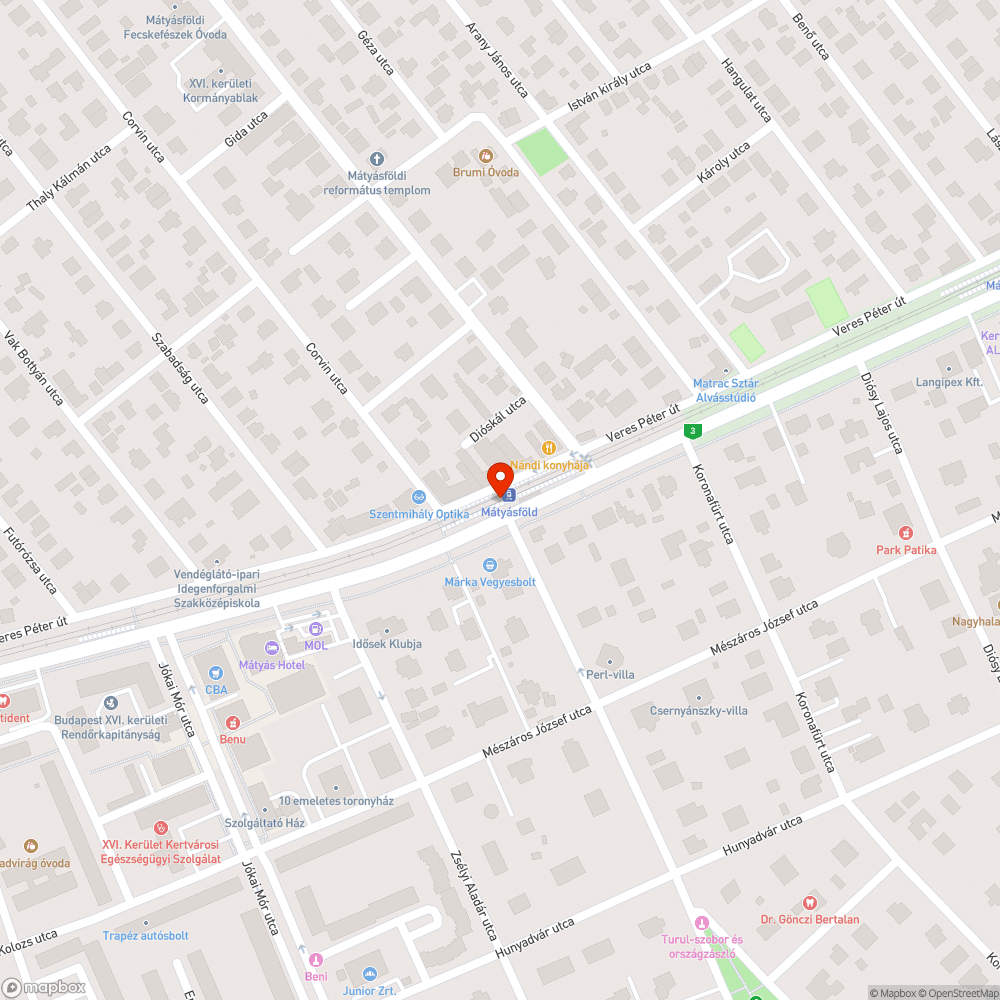 Csúszás-, életveszélyes HÉV-megállók bejelentés helye