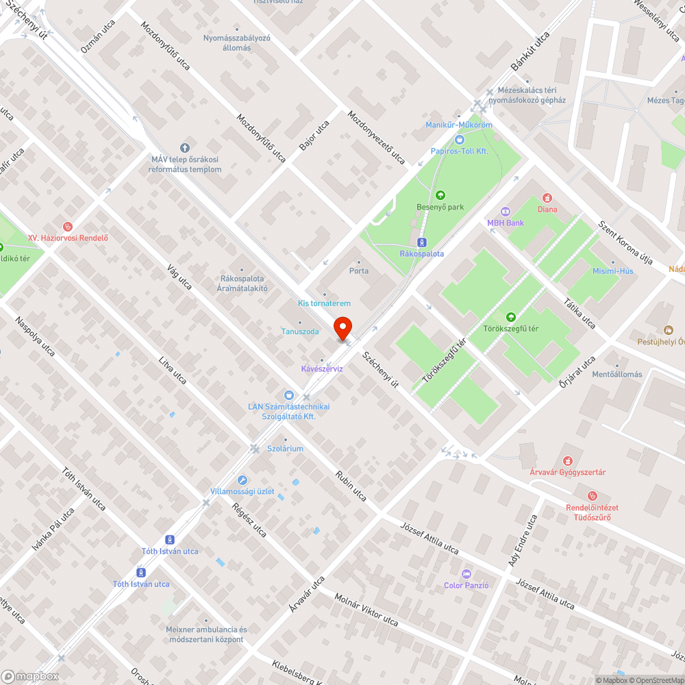 Faültetés bejelentés helye