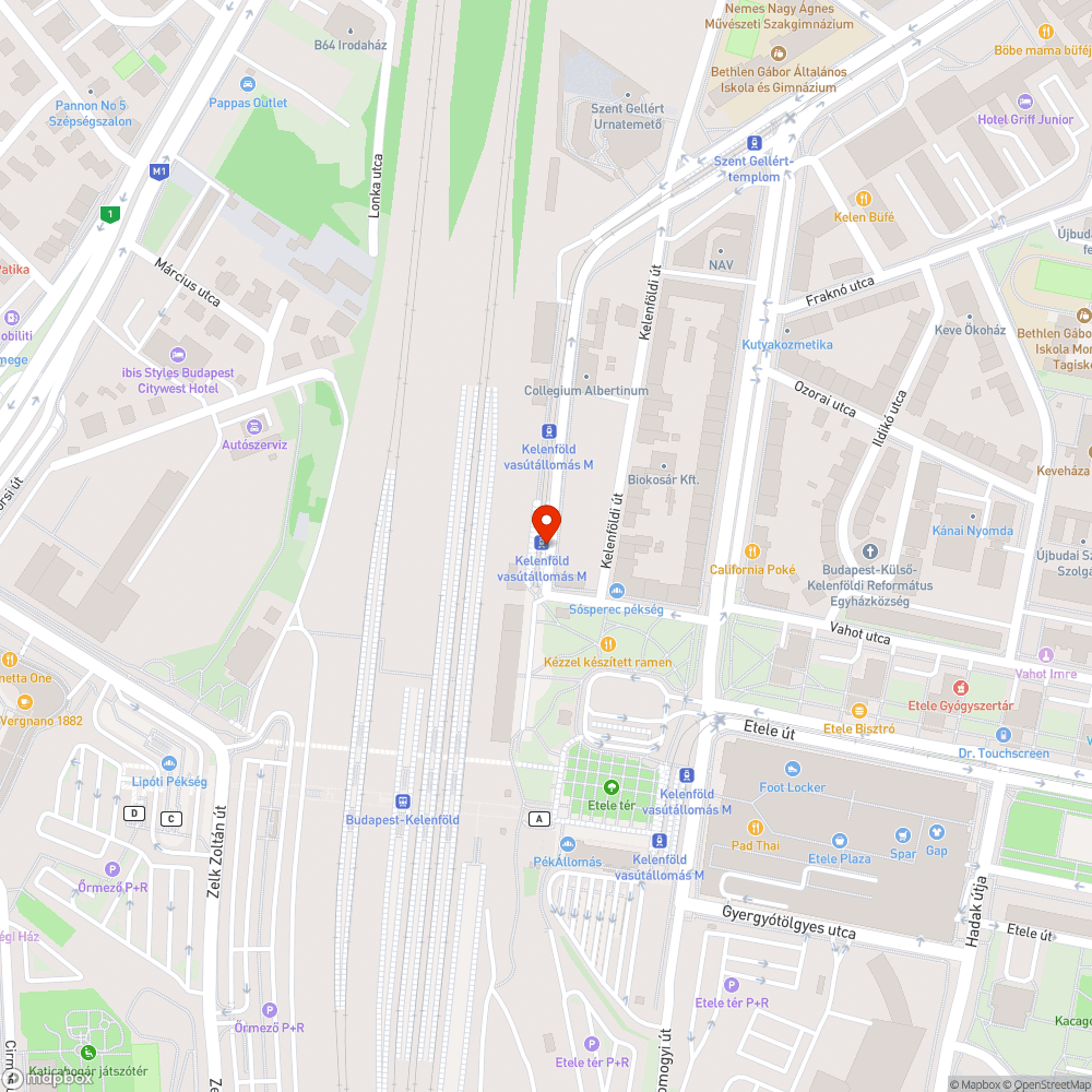 Etele tér villamosmegálló takarítása bejelentés helye