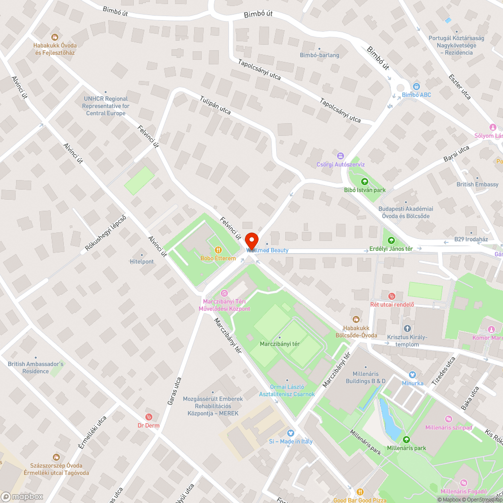 Legyalult közterület bejelentés helye