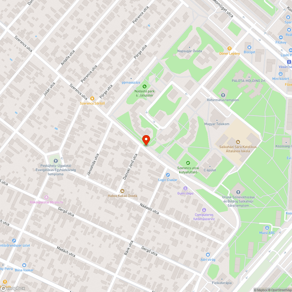 Faültetés bejelentés helye