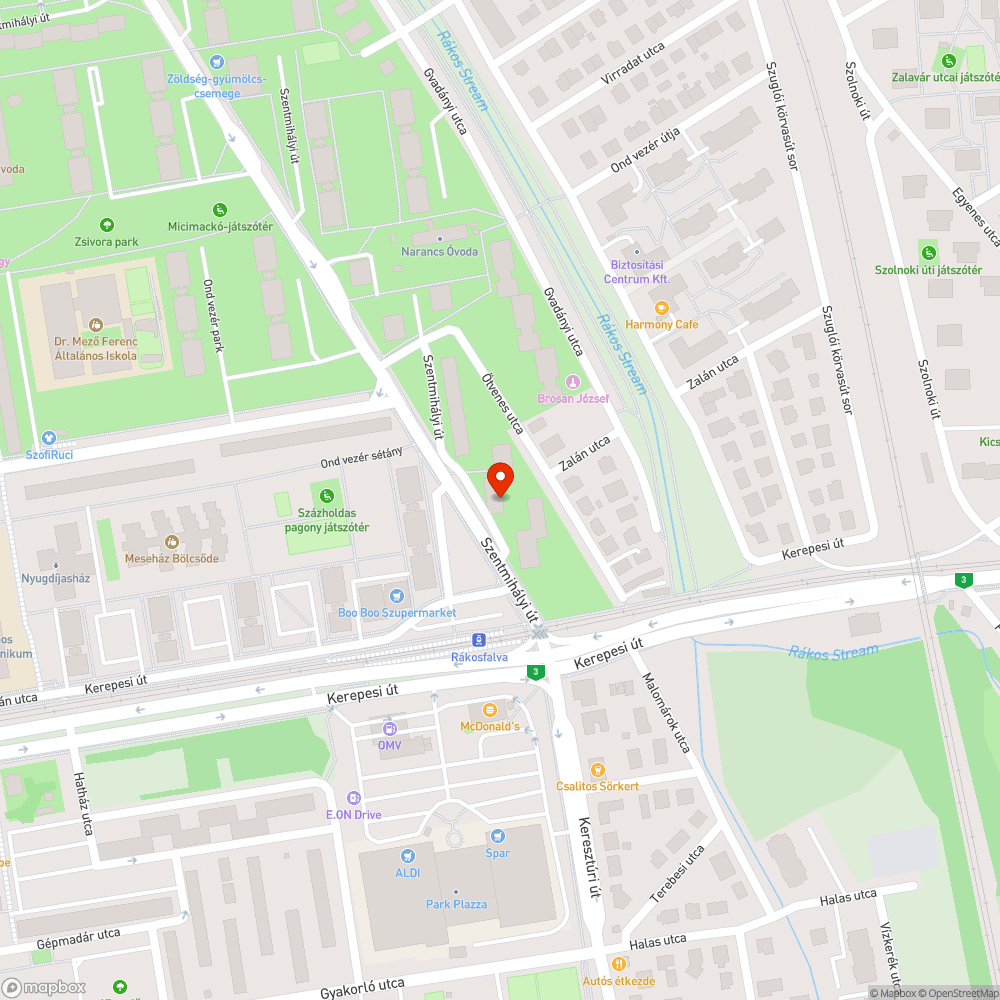 Fakidőlés bejelentés helye