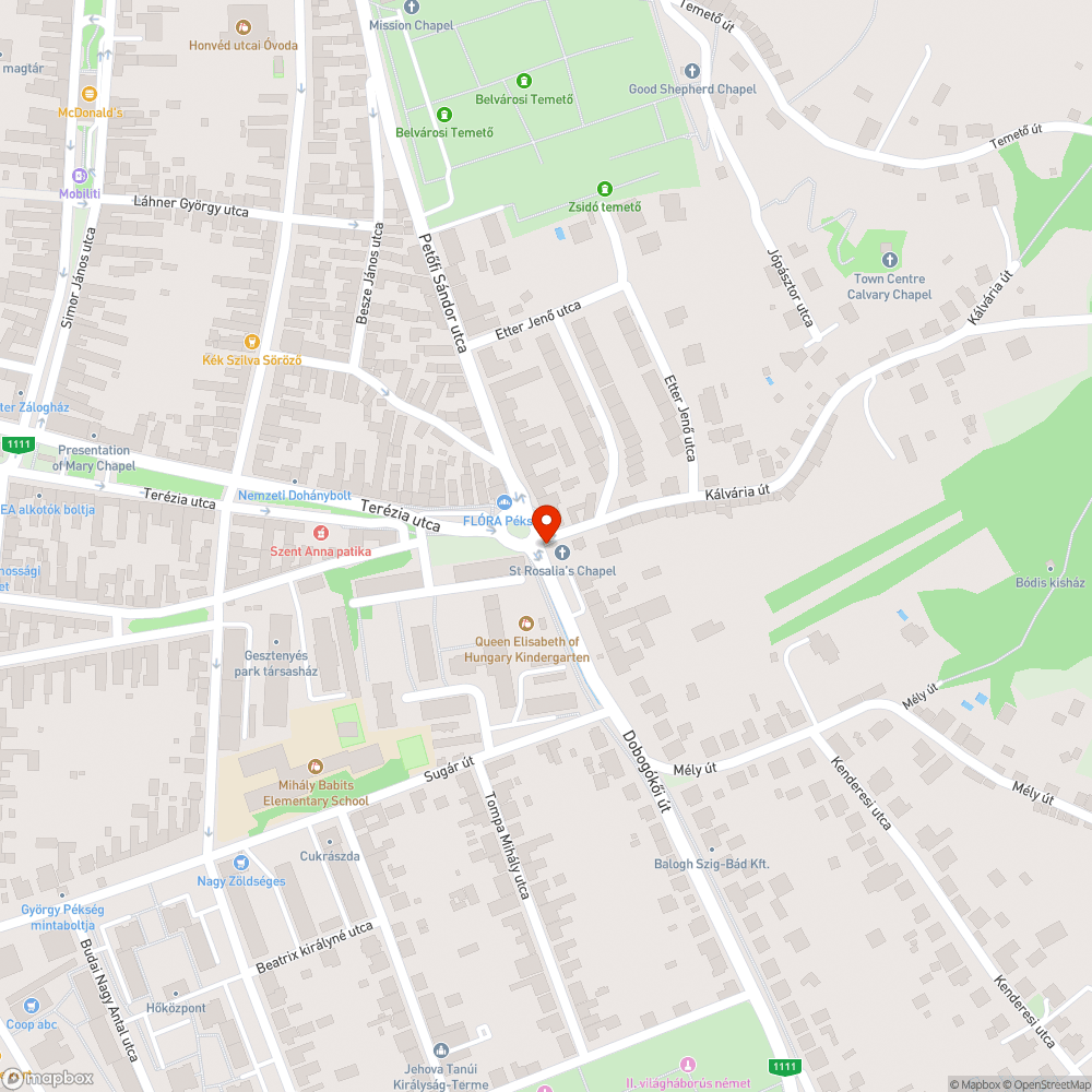 Elfelejtett kitámasztó zsalu (?) bejelentés helye