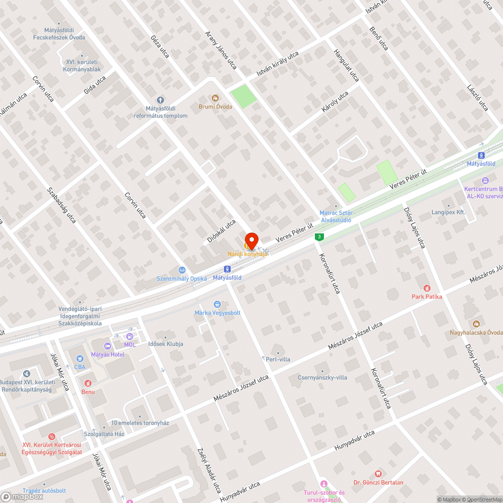 Régi, kifakult tájékoztató térkép bejelentés helye