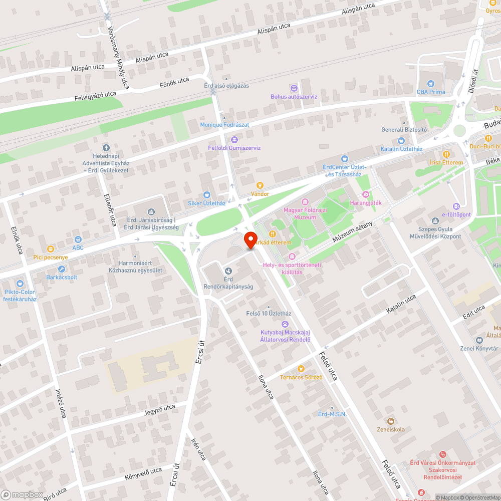 Jeges havas parkoló bejelentés helye