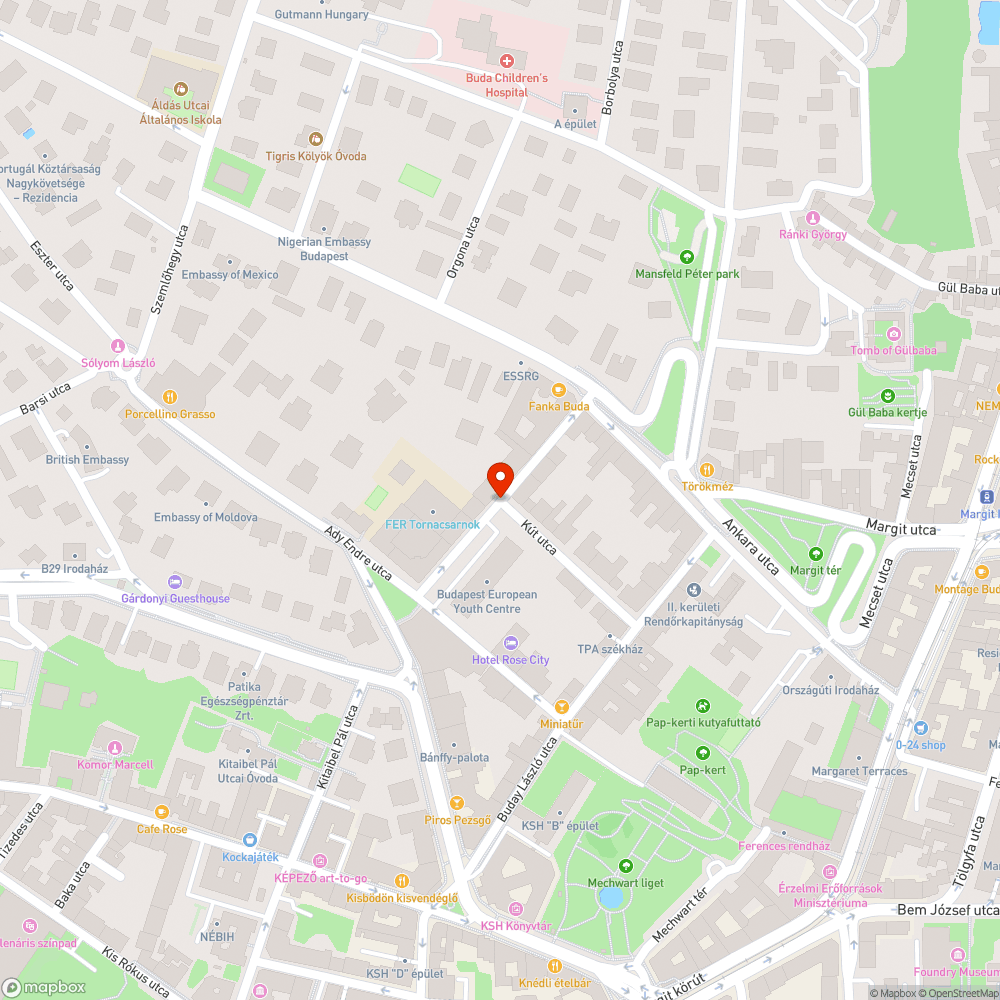 Jeges utca bejelentés helye