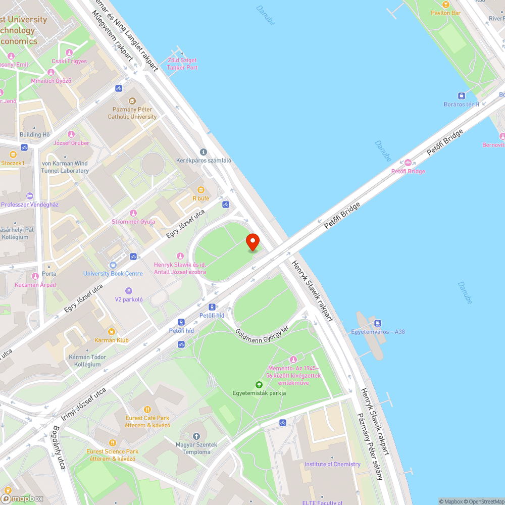 Sarjak a hídon bejelentés helye