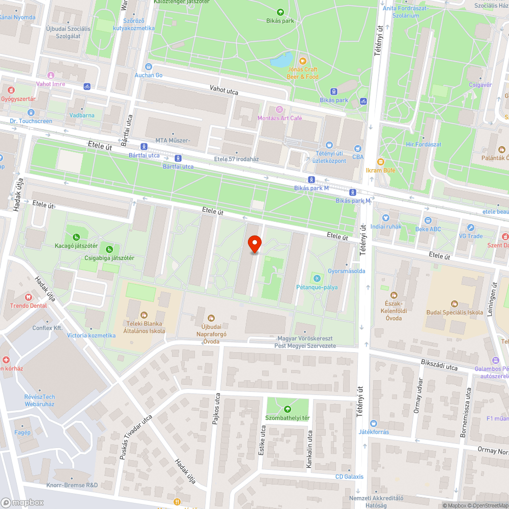 Billegő aknafedél bejelentés helye