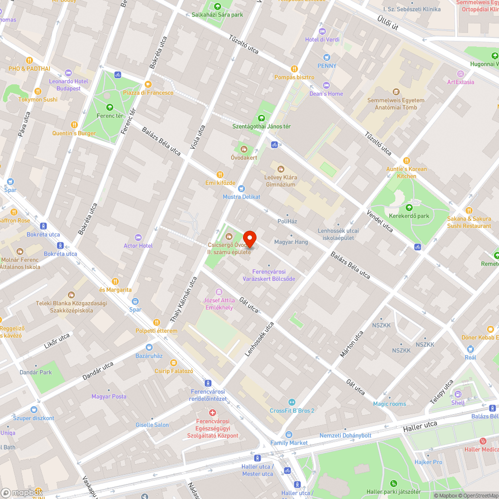 Takarítatlan út bejelentés helye