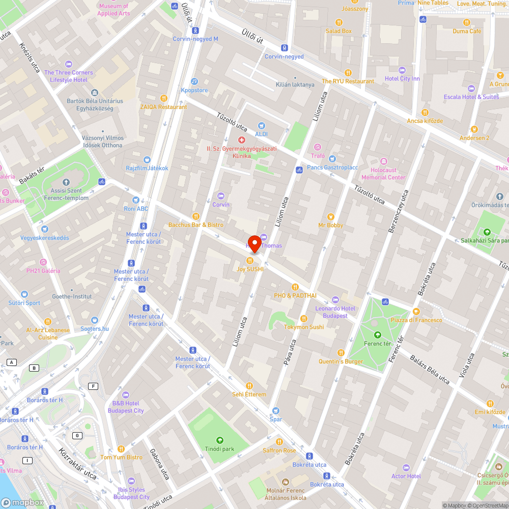 Úthibák bejelentés helye