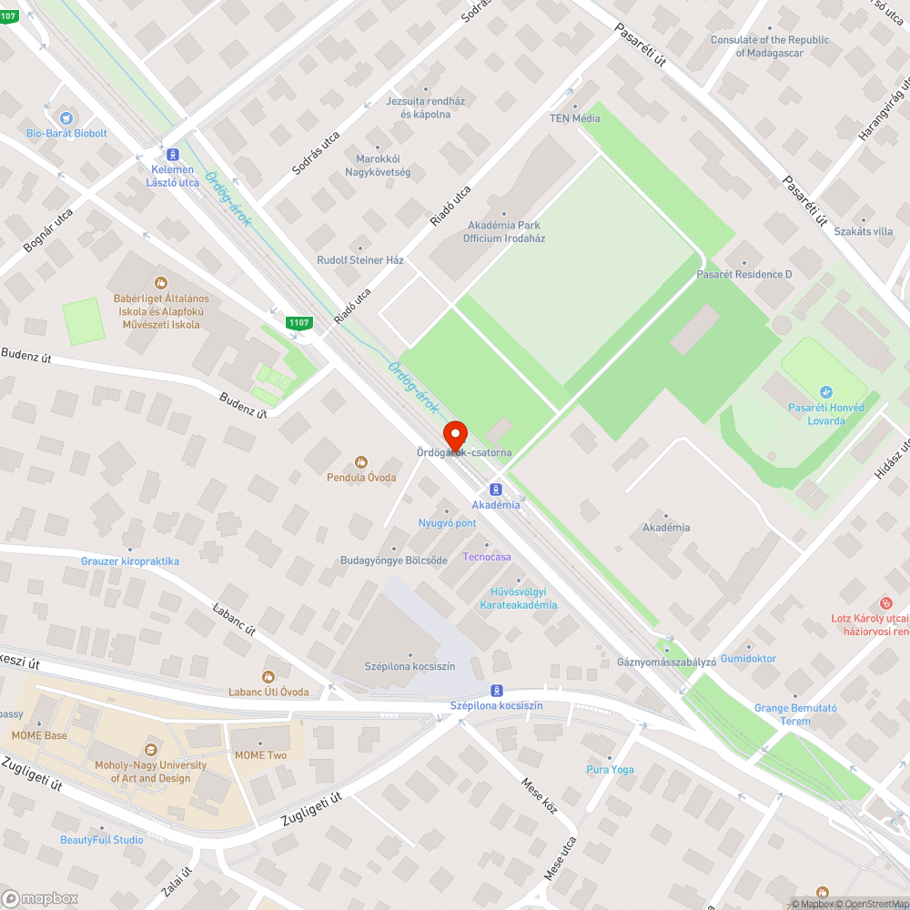 Sóval vastagon felszórt megálló bejelentés helye