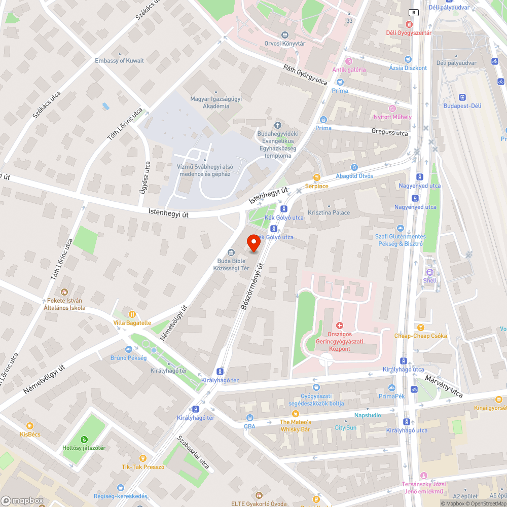 Életveszélyes jégcsapok bejelentés helye