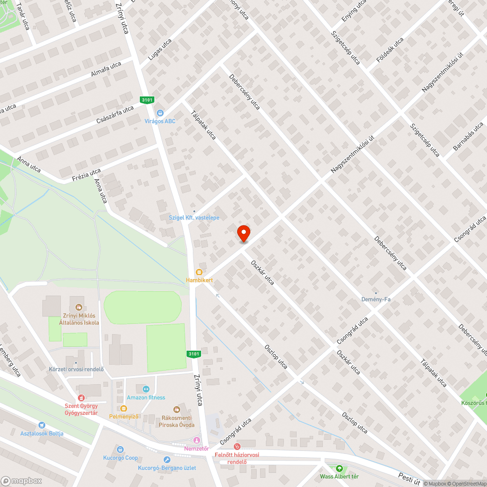 Közlekedésbiztonsági probléma bejelentés helye