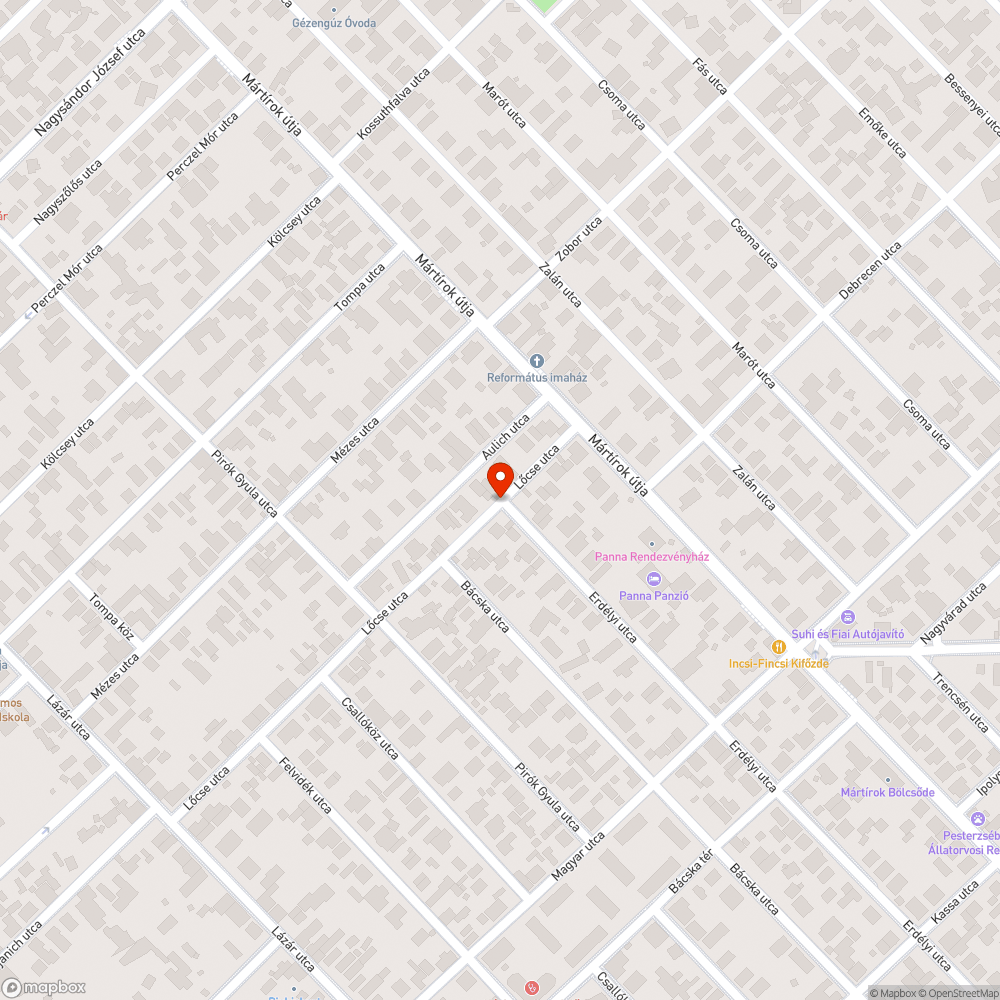 Roncs bejelentés helye