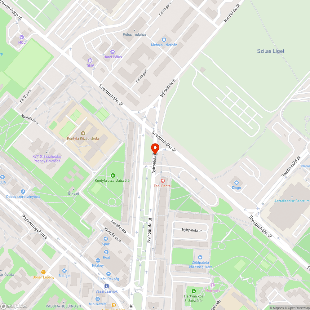 Takarítatlan megálló bejelentés helye