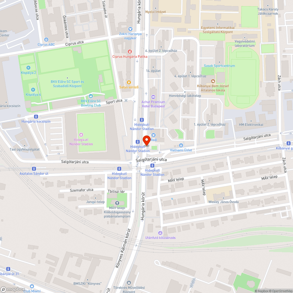 Matricás KRESZ-tábla bejelentés helye