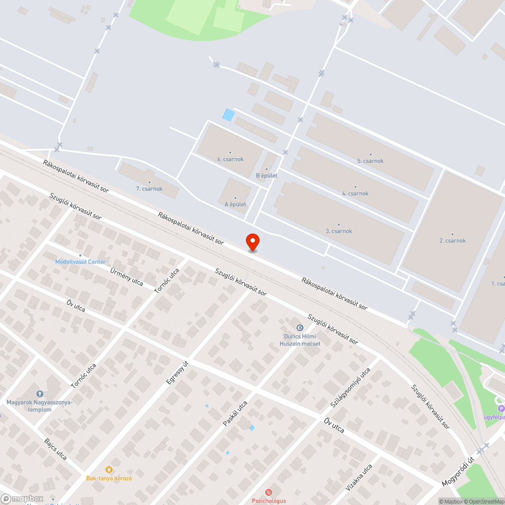 Lezárt gyalogos vasúti aluljáró bejelentés helye