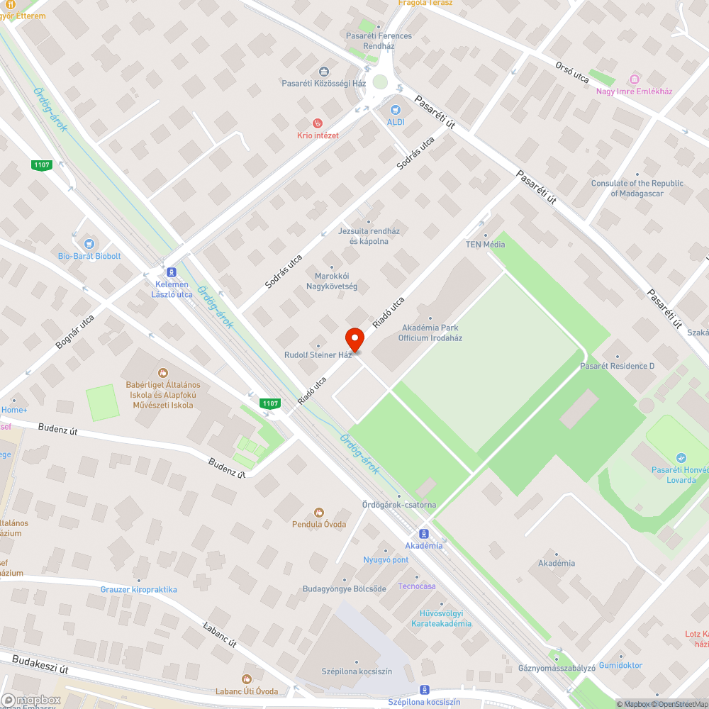 Szemét bejelentés helye