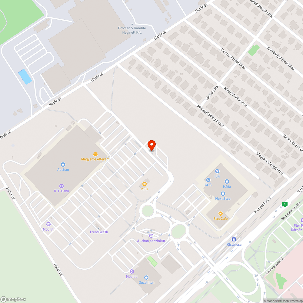 Jeges buszmegálló bejelentés helye