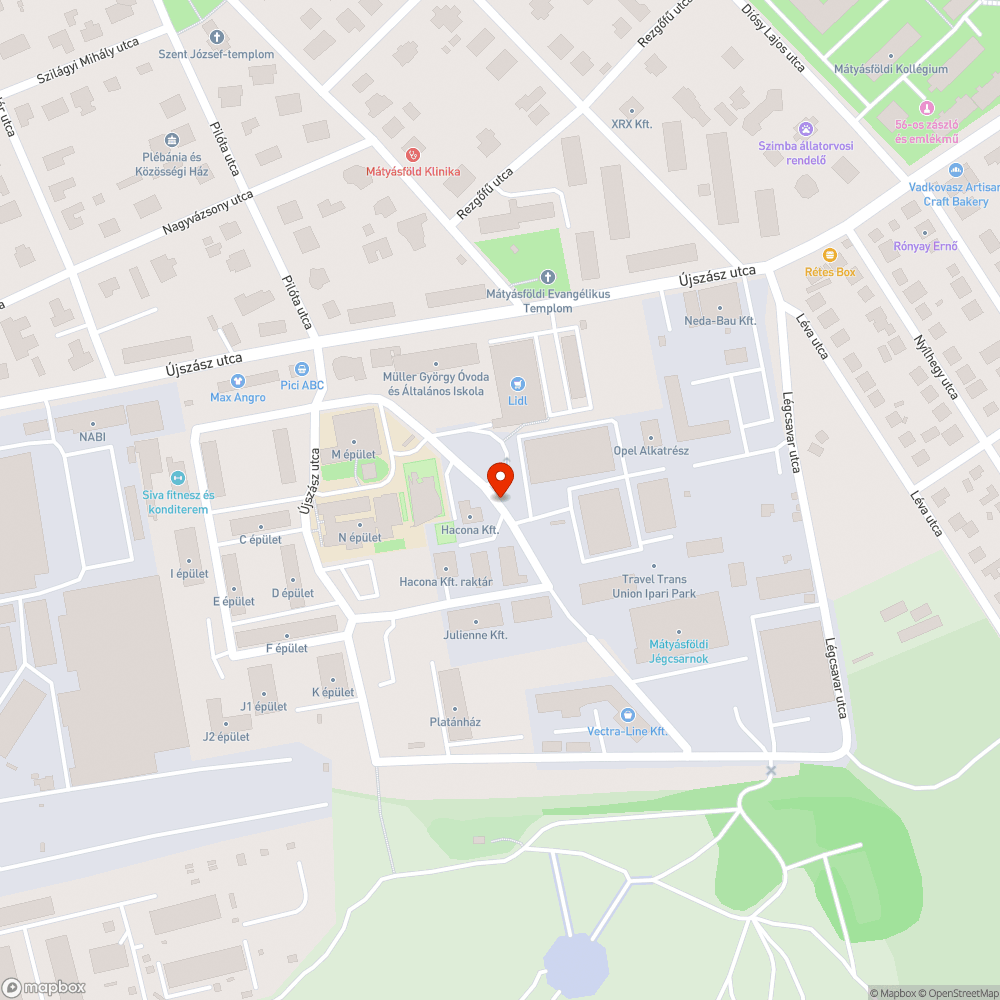 Járhatatlan utca bejelentés helye