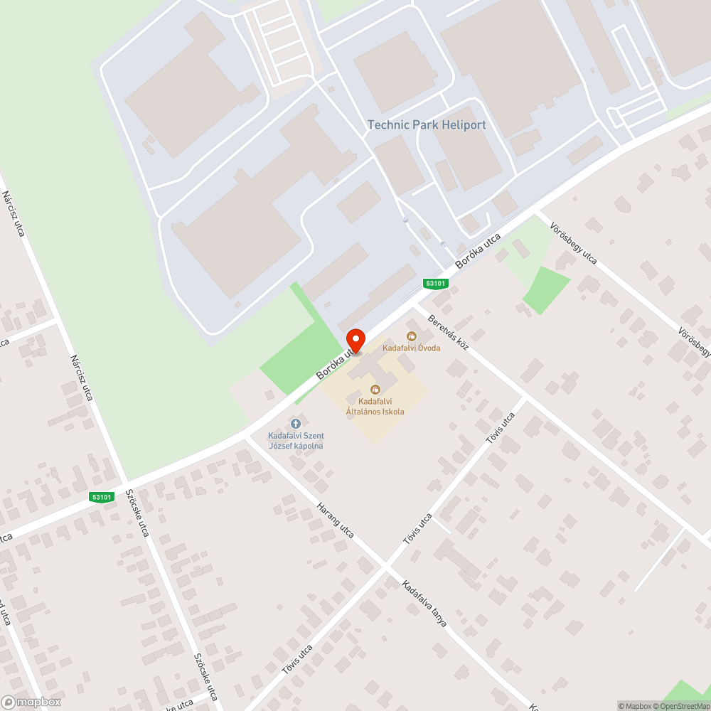 Tele van a Kadafalvi Iskola buszmegálló kukája bejelentés helye