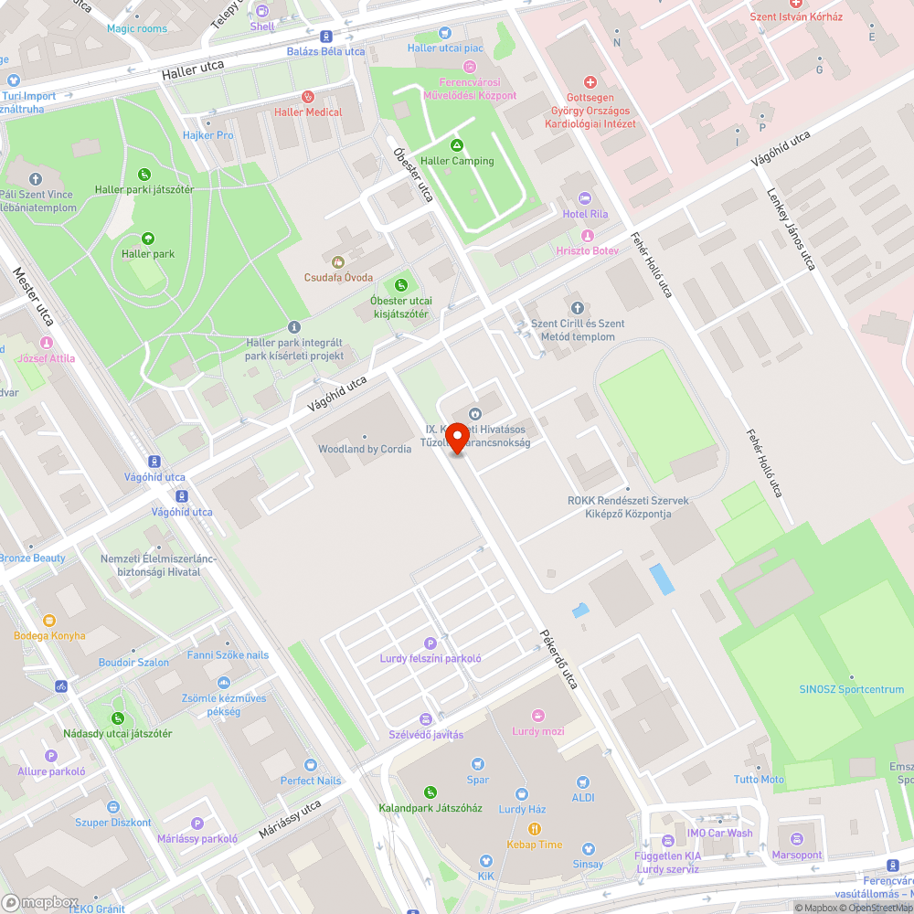 Faültetés bejelentés helye