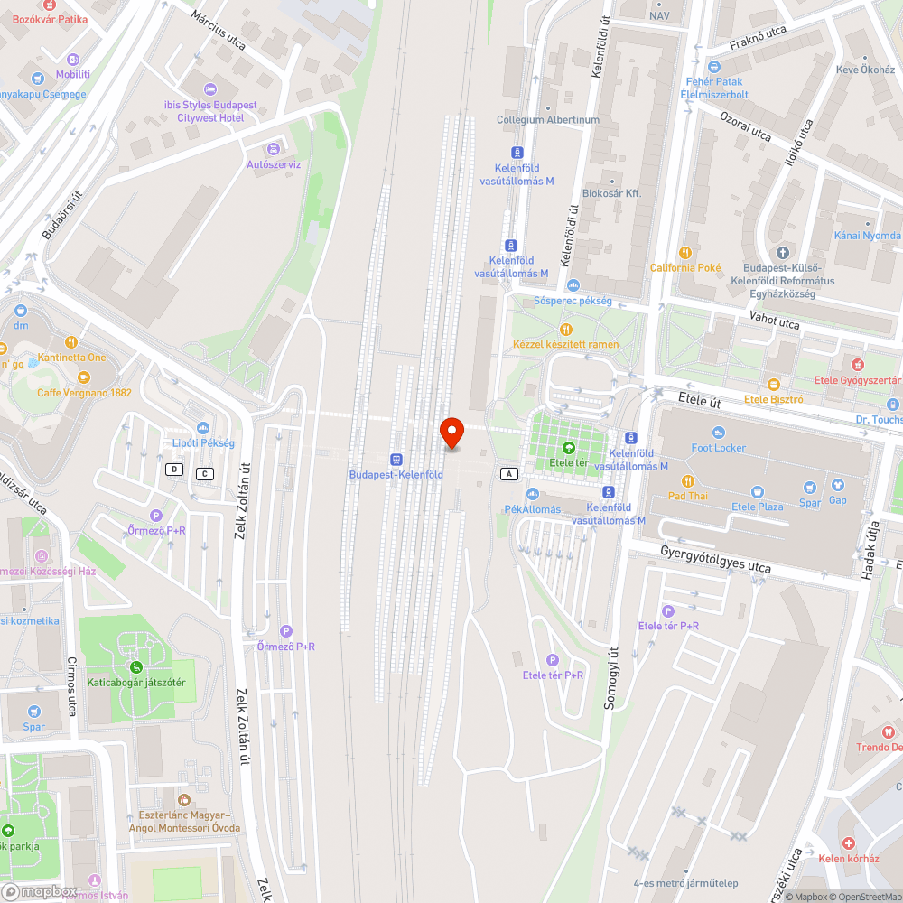 Indokolatlan gyalogos aluljáró szűkítés bejelentés helye