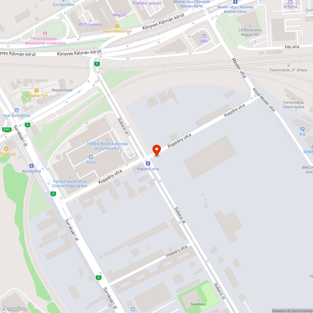 Romos óriásplakátok bejelentés helye