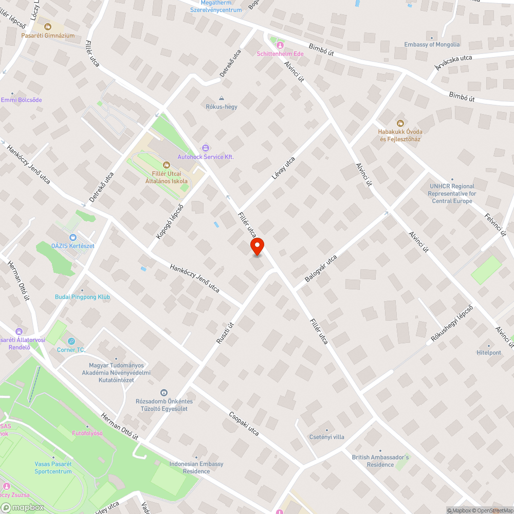 Csúszós járda bejelentés helye