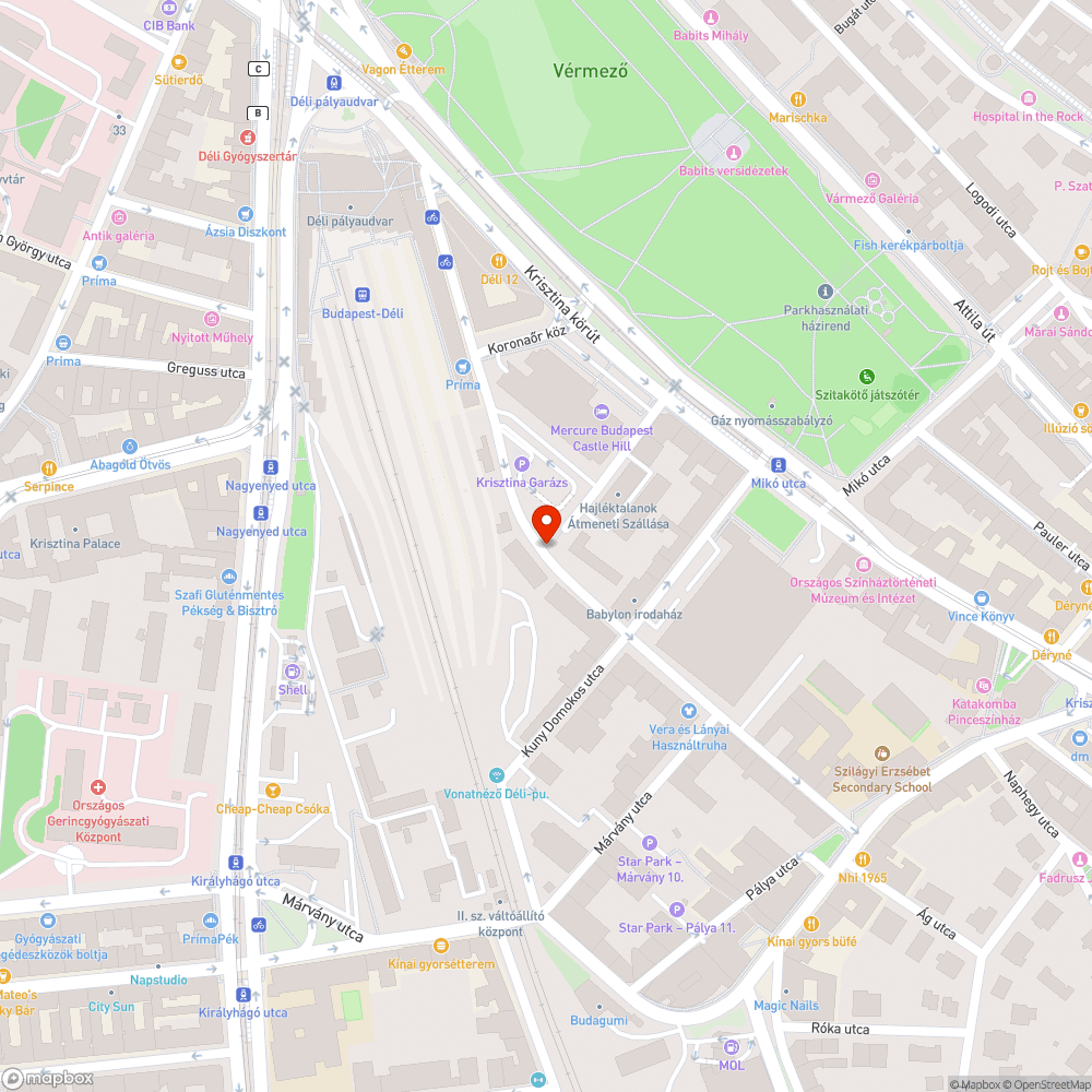 Havas, jeges járda bejelentés helye