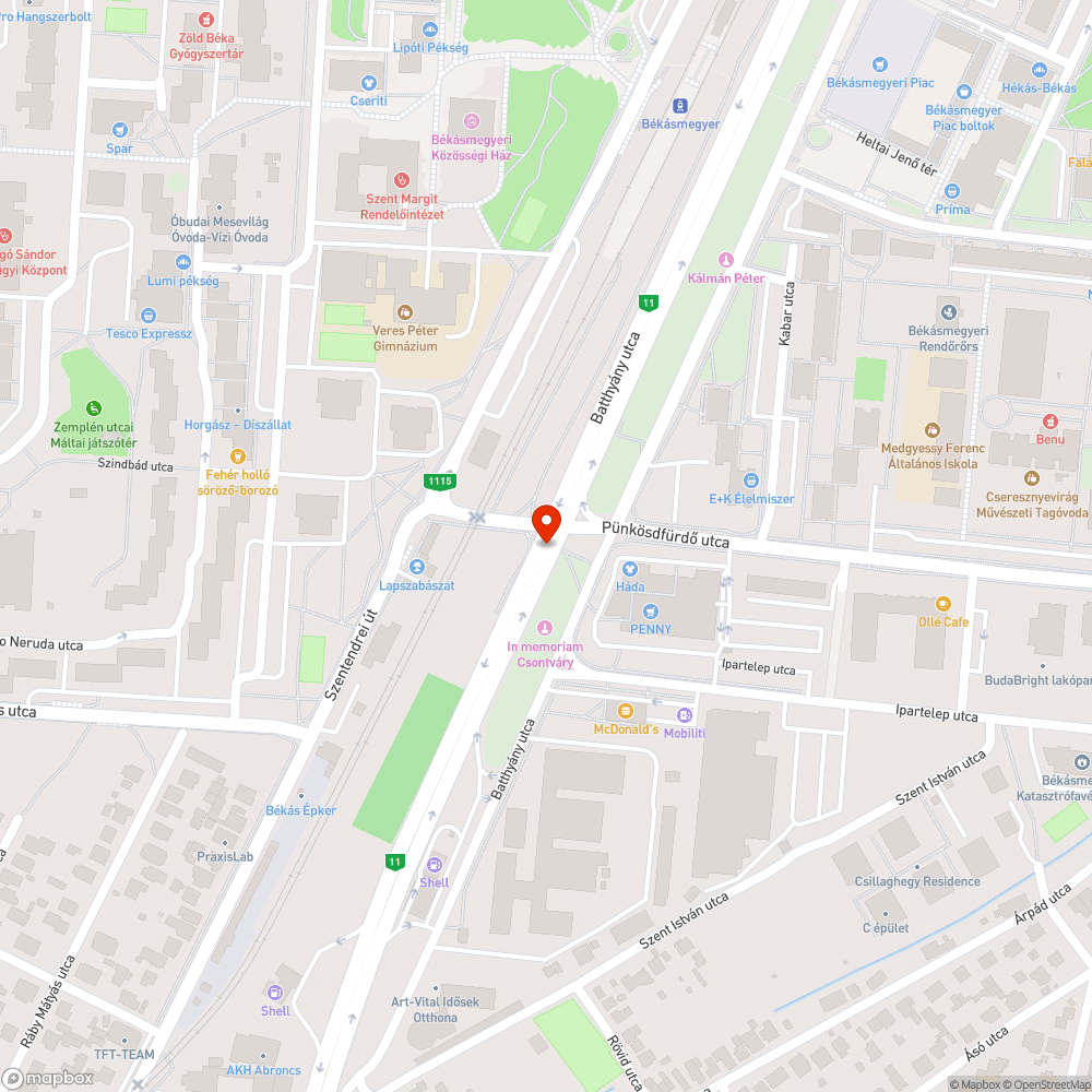 Hibás közvilágítás bejelentés helye