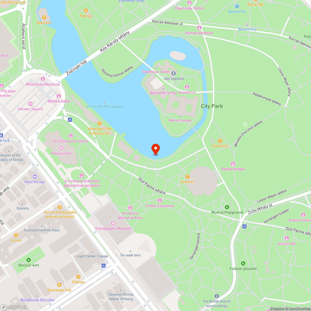 Úthibák bejelentés helye