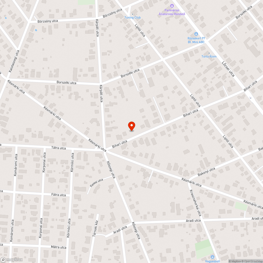 Hókotró hiány bejelentés helye