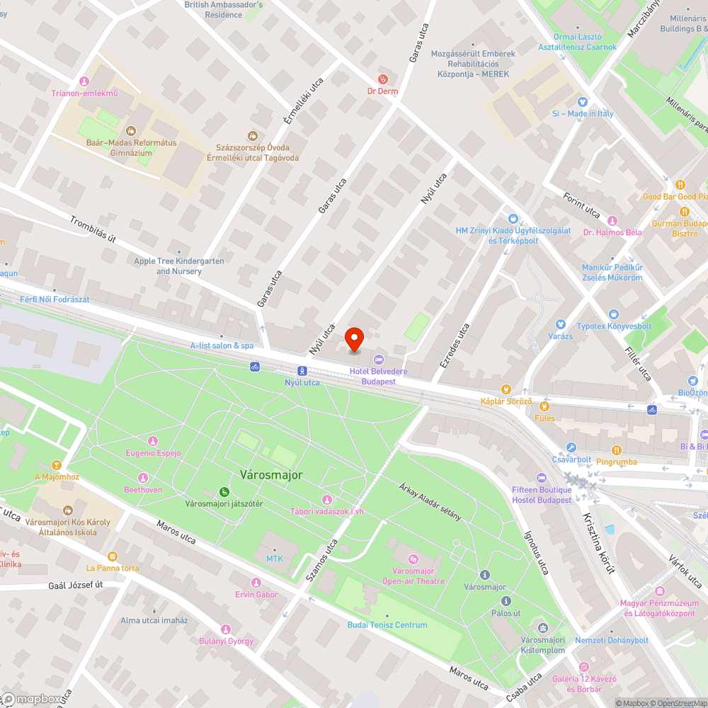 Kidőlt szemetesláda bejelentés helye