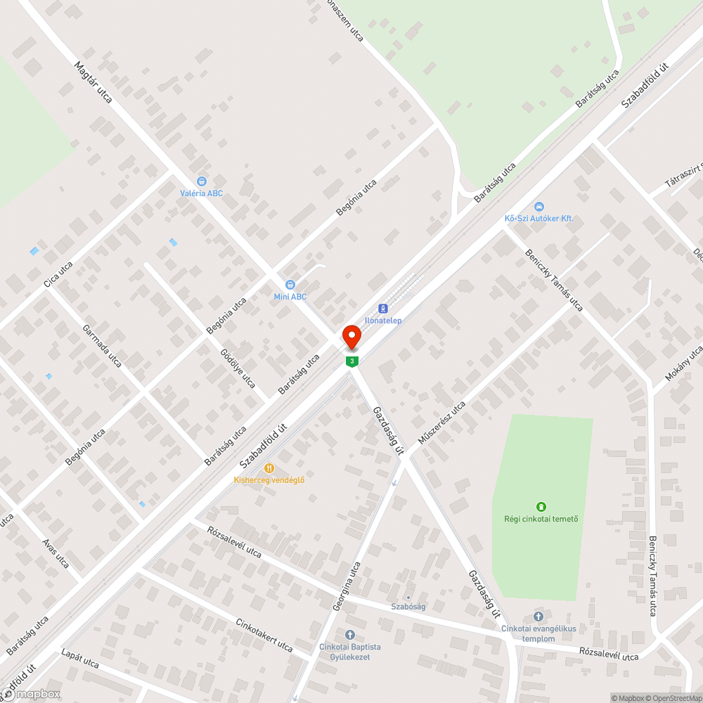 Rémes állapotú közműfedél bejelentés helye